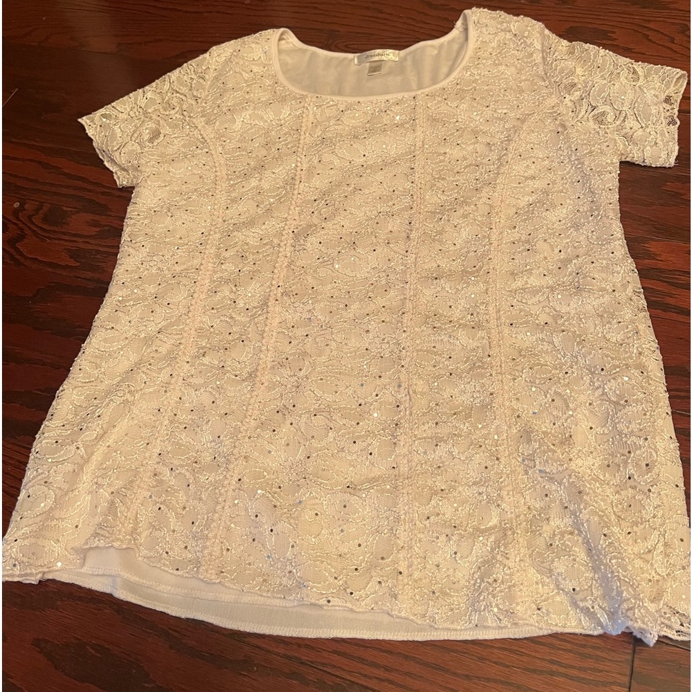 White dress barn shirt